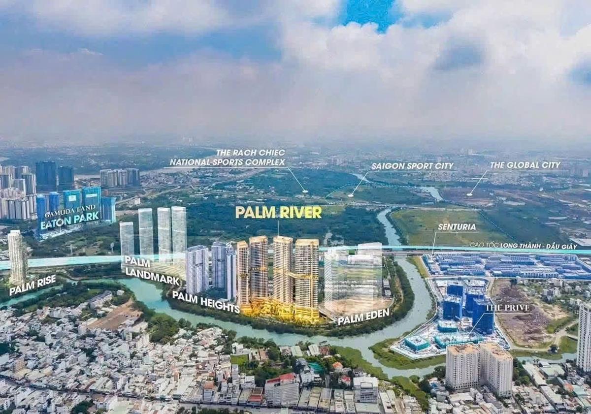 The Privé có thất thế khi Palm River ra giá 168 triệu/m²?