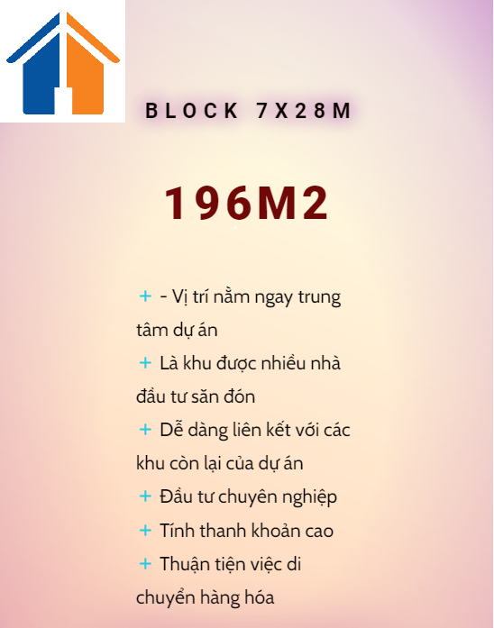 Giá bán căn hộ liền kề 196m2