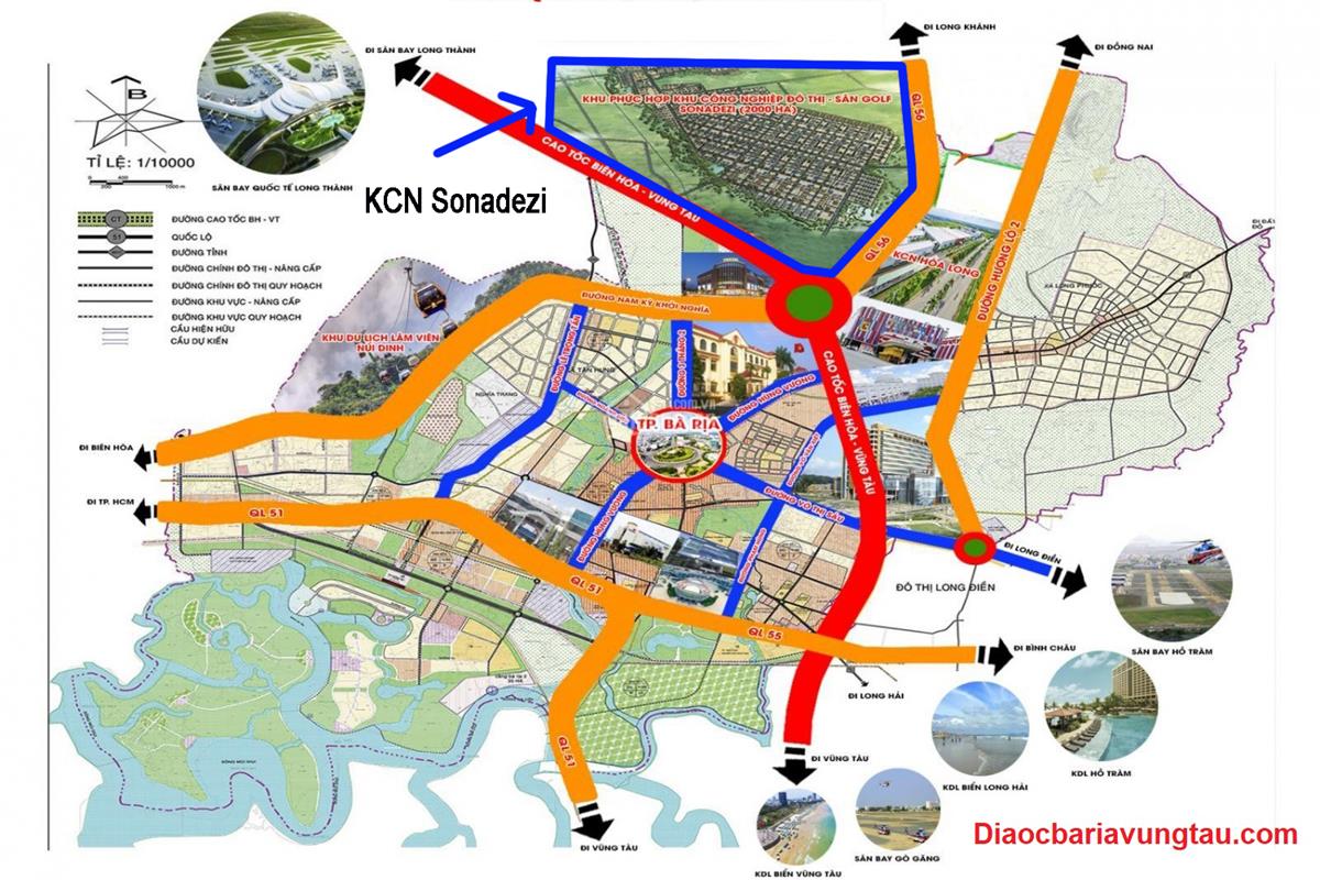 Vị trí khu công nghiệp Sonazide