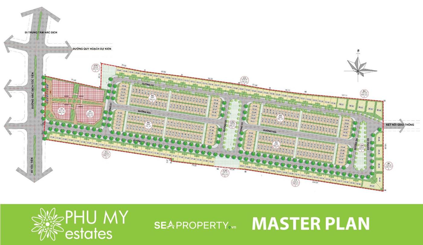 Mặt bằng Phú Mỹ Estates